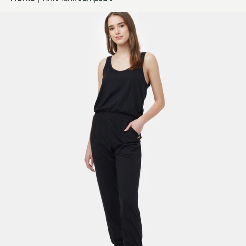 Women's Black Knit Jumpsuit